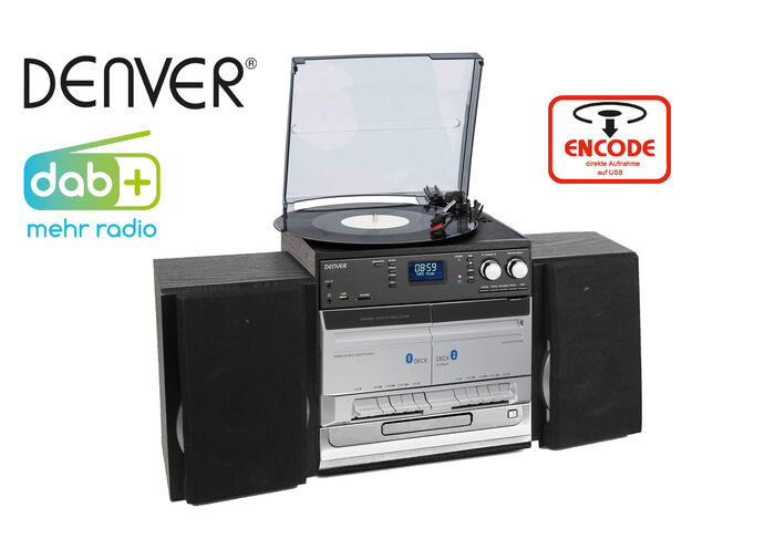 Denver MRD-166 nostalgische stereo-installatie met DAB+ 
