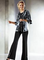 Zeer modieuze tuniek in een 2-in-1 look 