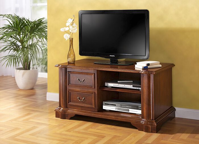 Tv-audiomeubel met echt wortelhouten fineer NOTENBOOM