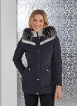 Jasje met zilverkleurige sierstiksels 