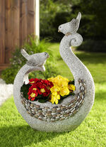 Plantenbak van weerbestendig kunststeen 