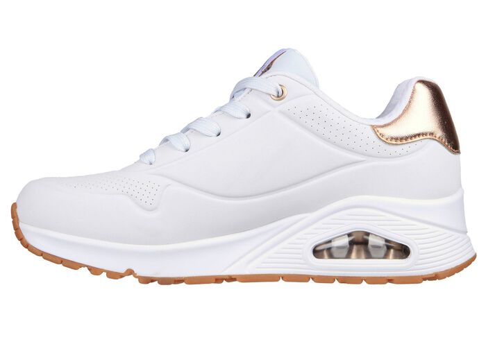 SKECHERS, comfortabele damessneakers met zichtbare luchtkussentjes 