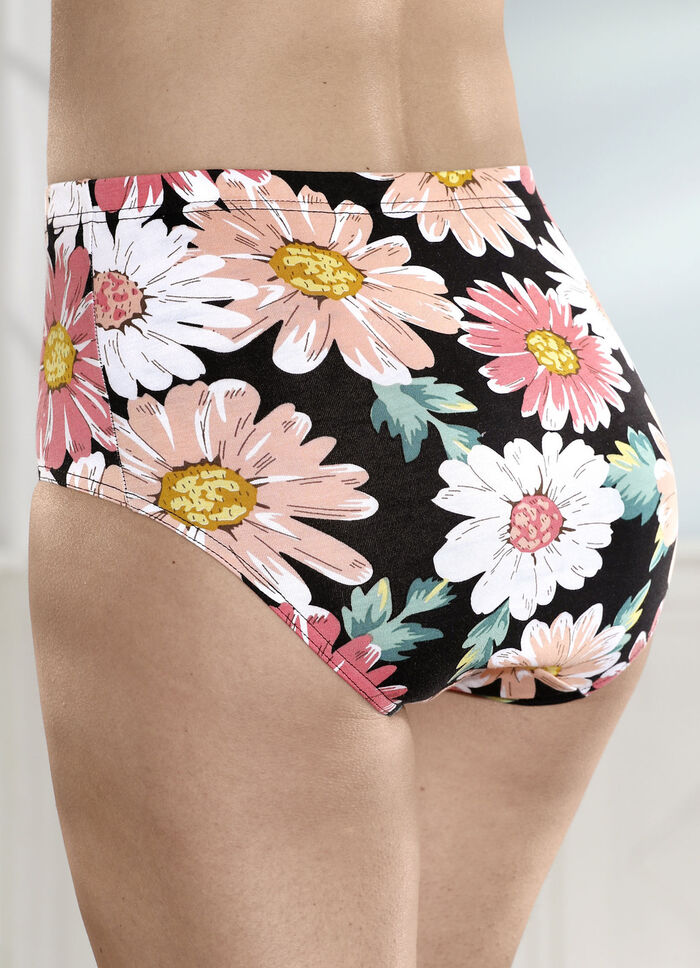 Set van vier slips met elastische band 