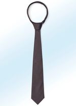 Stropdas met patroon in 3 kleuren BRUIN