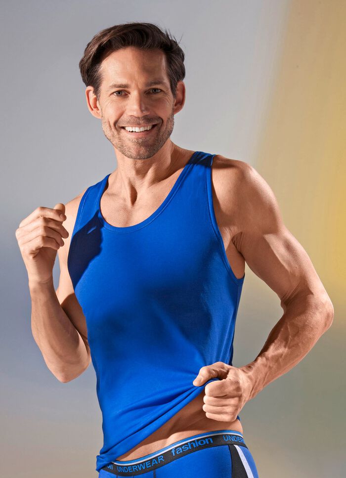 Set van drie okseltopjes met bies 