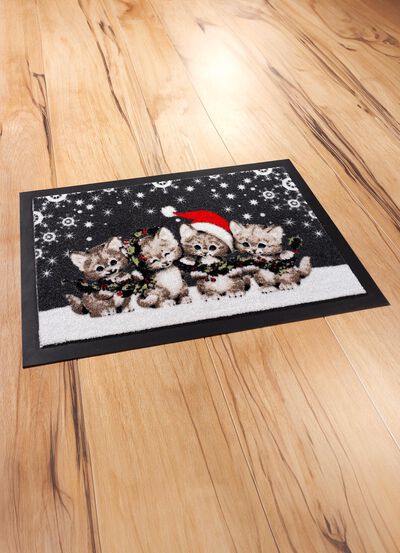 Deurmat met antislip laag op de achterzijde 