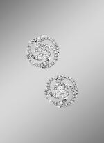 Oorbellen met briljanten en diamanten 