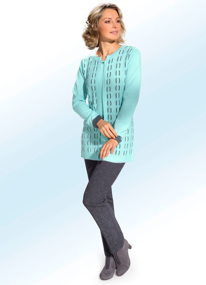 Comfortabele tweed pull-on-broek 