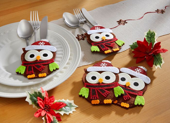 Bestekzakjes, set van 4 