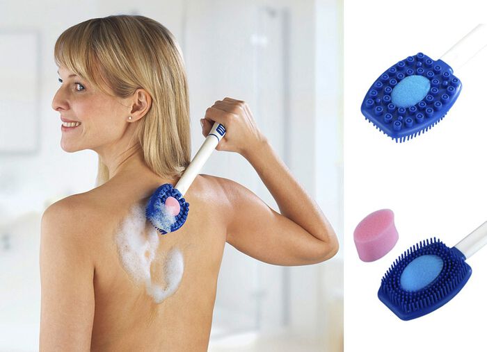 Wellnessborstel 3-in-1: Reiniging, verzorging en massage in &eacute;&eacute;n 