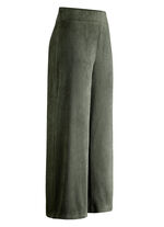 Broek in modieuze verkorte lengte OLIJFGROEN