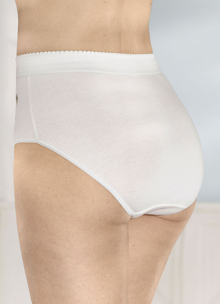 Vierpack corrigerende slips met verstevigde buikzone 