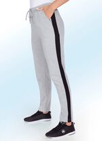 Vrijetijdsbroek van &ldquo;Plantier&rdquo; in 3 kleuren GRIJS GEM&Ecirc;LEERD-ZWART