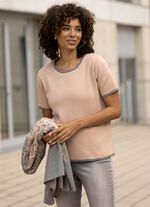 gebreide twinset in jacquarddesign 