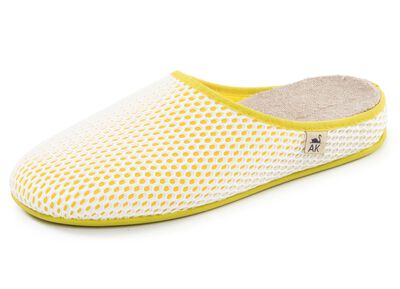 Comfortabele damespantoffels, breedte H, met uitneembaar voetbed 