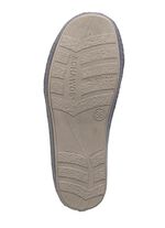 Pantoffels van wolvilt met bloemenprint GRIJS