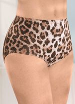 brio lingerie vierpack slips met roofdierdesign 