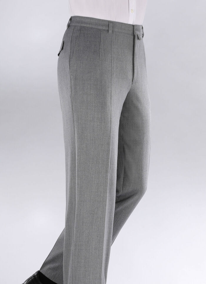 Broek "Klaus Models" in 4 kleuren MIDDELGRIJS GEMÊLEERD