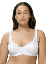 Triumph Amourette beugelbh met elastische kant WIT