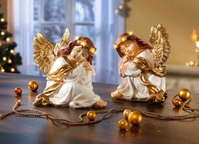 Verlichte engel, set van 2 