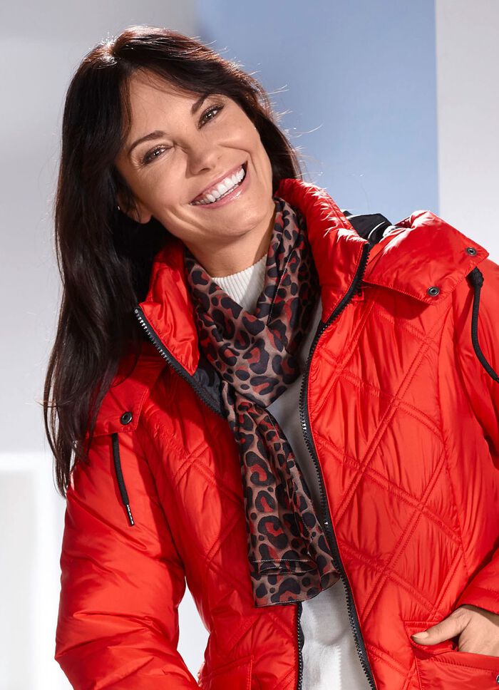 Sjaal met roofdierbontontwerp 