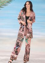 Laurina-broek met briljant kleurenprintontwerp 