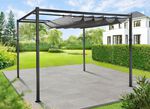 Pergola met gepoedercoat stalen frame 