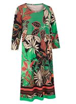 Knielange Laurina nachtjapon van puur katoen 