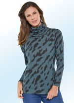 KLAUS MODELLE trui met inkjet print 