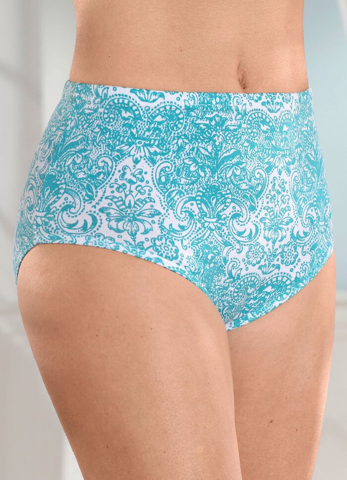 Pak van vier slips met printmotief 