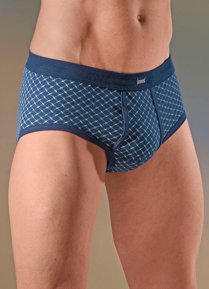 Set van vier slips, met all-over dessin 