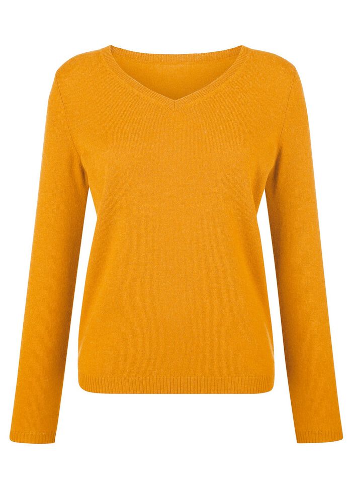 Trui met kasjmiergehalte MOSTERD