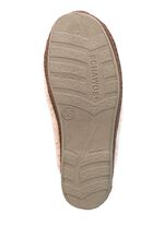 Pantoffel van gespikkeld wolpluche BEIGE-BRUIN
