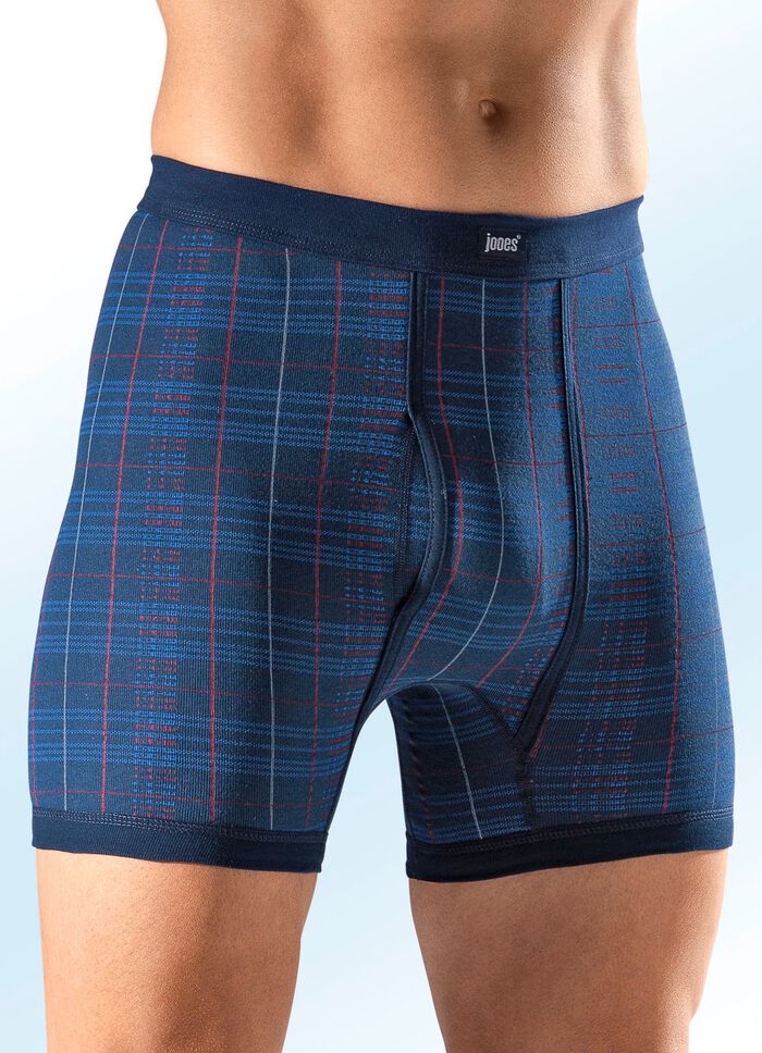 Set van vier onderbroeken, met allover dessin 