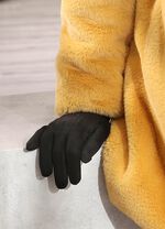 Handschoen met elegante, sprankelende glitterapplicaties 