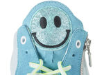 Waldläufer sneakers met brutale glitterapplicaties TURQUOISE