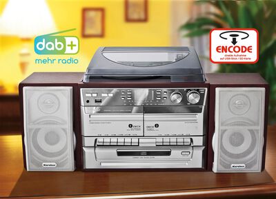 Karcher KA320 nostalgische stereo-installatie 