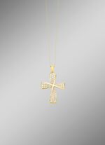 Prachtige kruishanger met zirkonia 