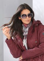 Sjaal met bladmotief 