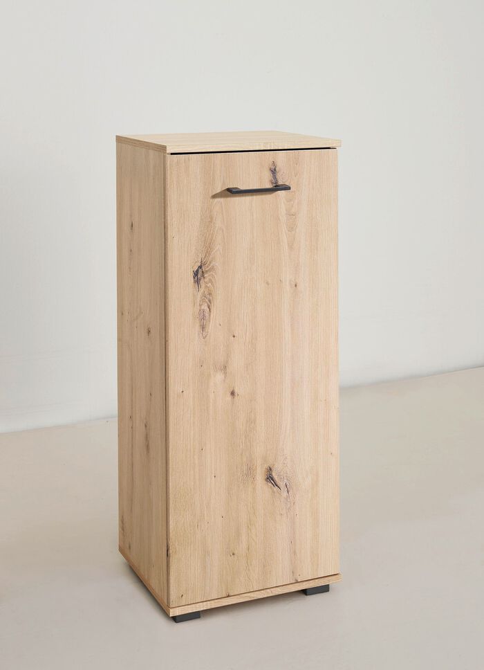 Ladekast, 1 deur, in hoogwaardig, stabiel ontwerp AMBACHTELIJK EIK