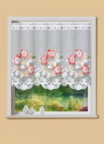 Korte jaloezie&euml;n met roedeopening WEISS-BUNT