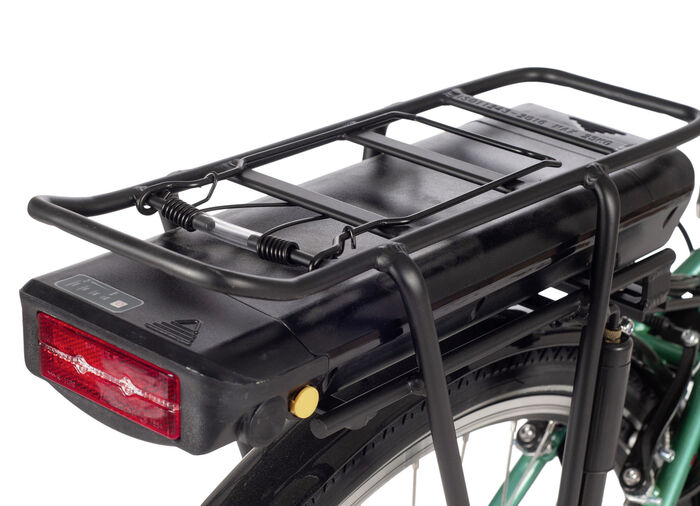 Tijdloze, elegante stads-e-bike met comfortabele eigenschappen 