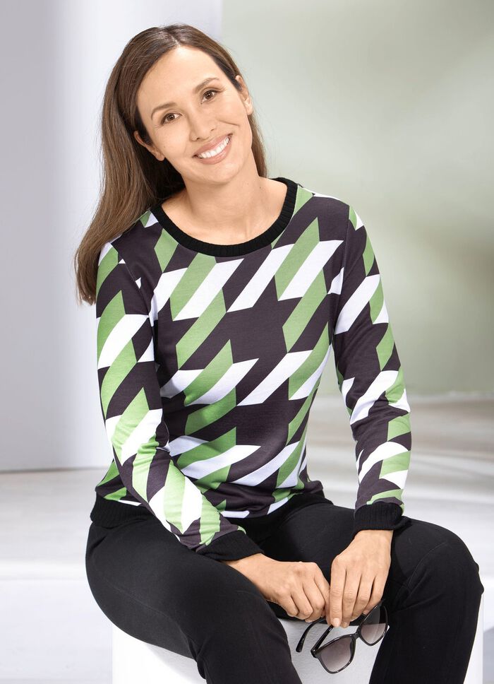 Tuniek met ribbreisel 