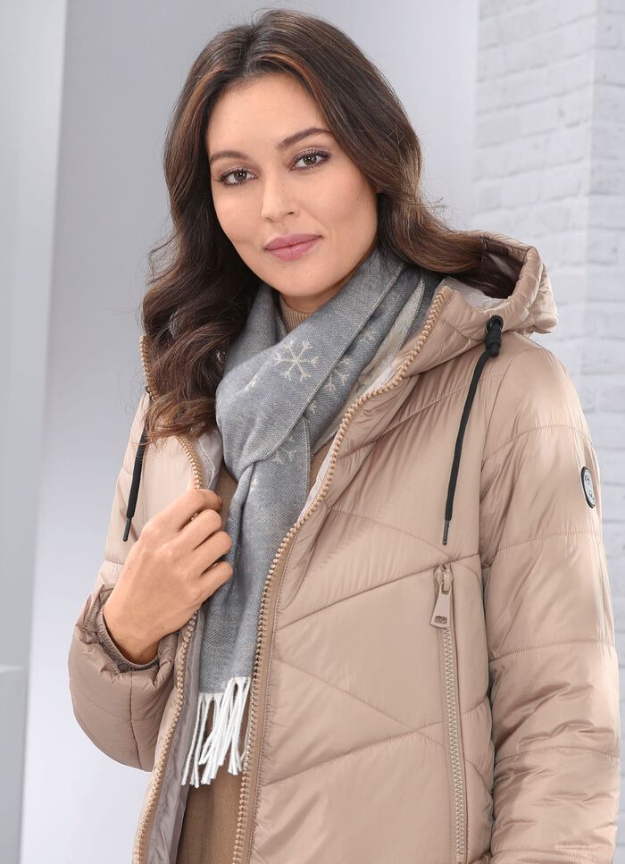 Sjaal met sneeuwvlokdesign 