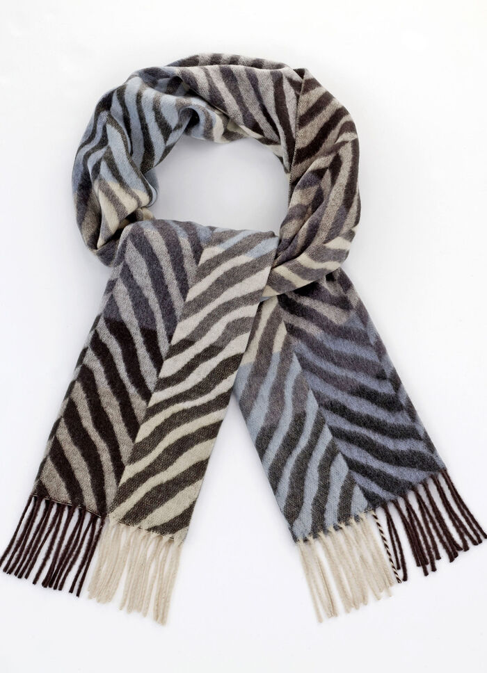 Sjaal met fantasieontwerp 