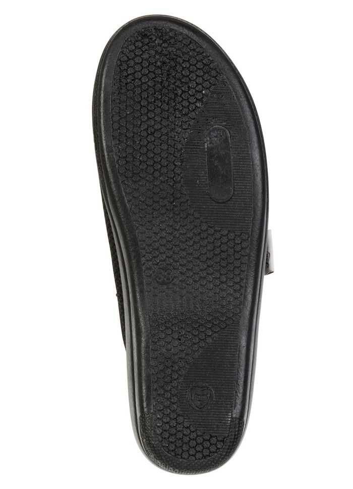 Laurina, duopack, klassieke damespantoffels, breedte G, gemaakt van meshmateriaal 1X BORDEAUX, 1X SCHWARZ