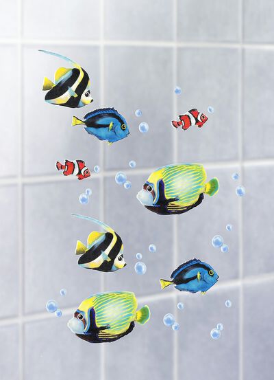 Decoratiesticker, set van 4  Decoratiesticker, set van 4