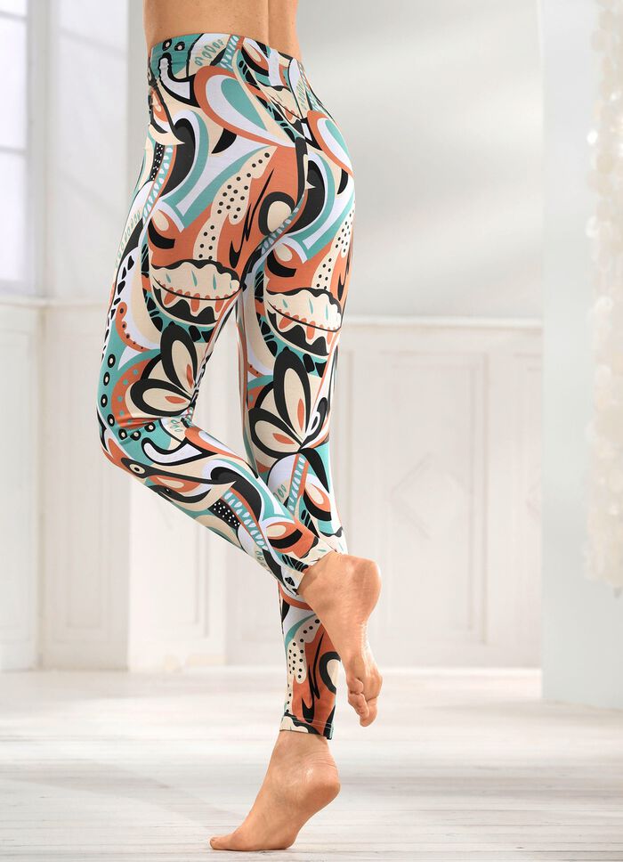 Set van twee leggings met elastaan 