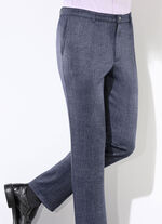 Broek "Klaus Models" in 4 kleuren 2 X DONKERBLAUW GEMÊLEERD