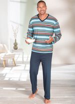 Set van twee pyjama's met V-hals 